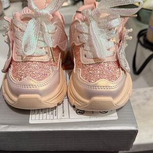 Pink bling shoes